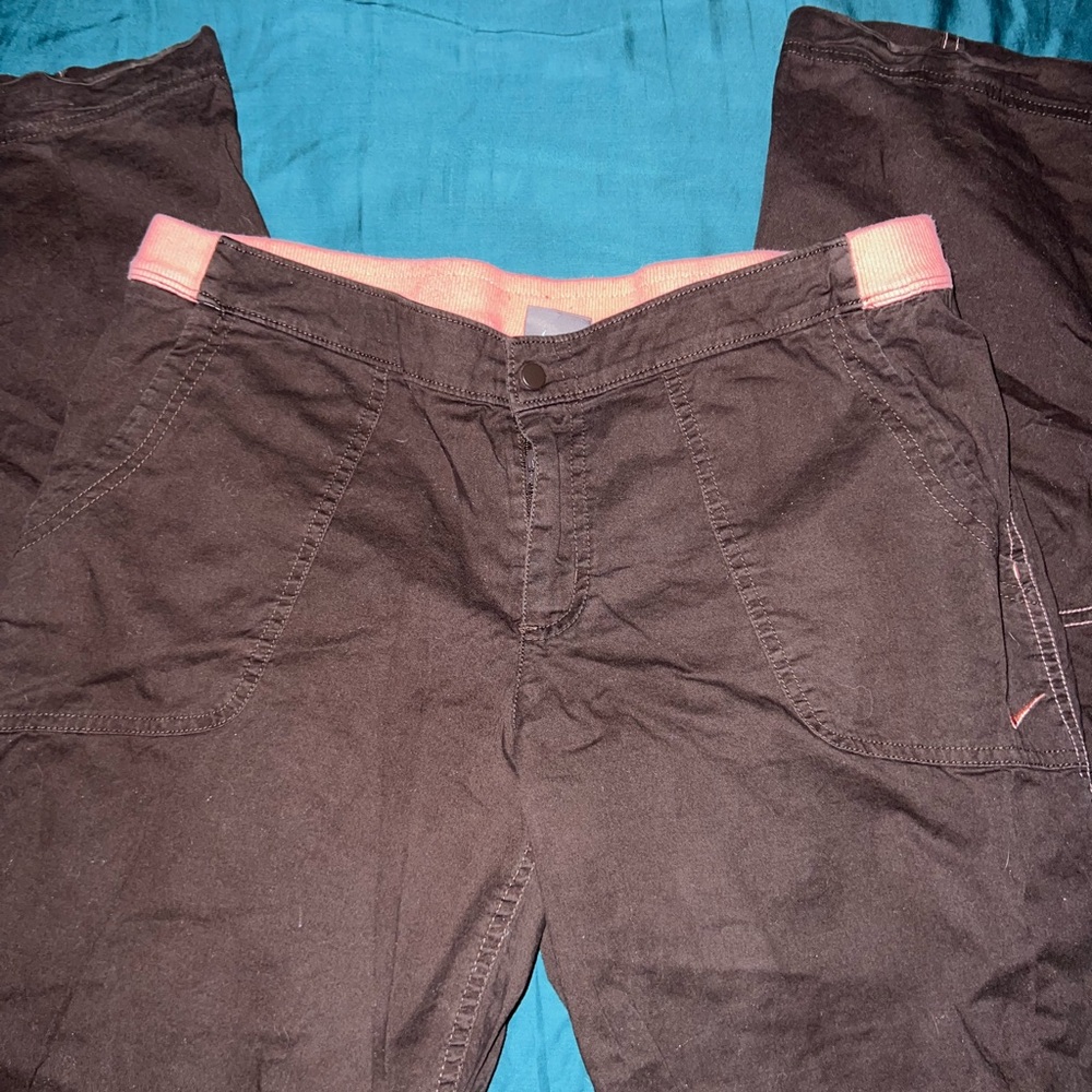 Nike brown Cargo Pants with Pink Highlights